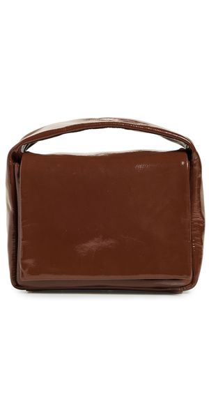 St. Agni Petit Soft Satchel Patent Liqueur One Size