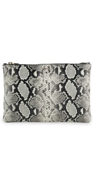 ANINE BING Large Elly Pouch Python One Size