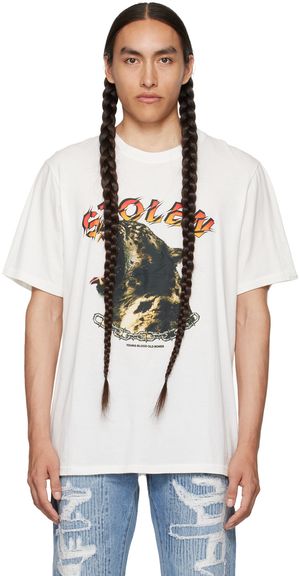 Stolen Girlfriends Club White Wild Cat T-Shirt