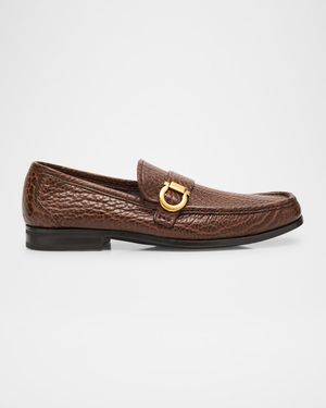 Men's Caspian 2 Leather Moc-Toe Loafers