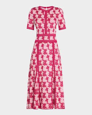 Fit-&-Flare Midi Dress - Modern Fit