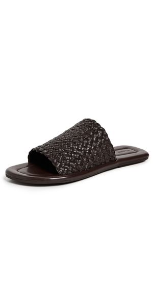 St. Agni Woven Minimal Slides Chocolate 36