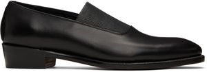 RAINMAKER KYOTO Black Shirring Opera Loafers