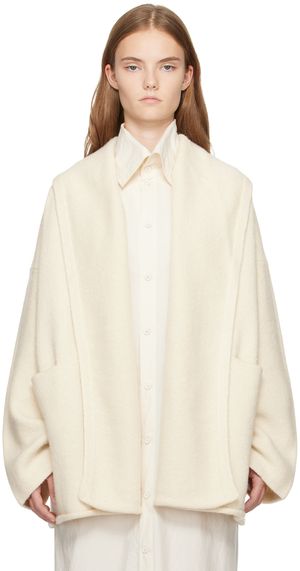 Lauren Manoogian Off-White Manta Coat