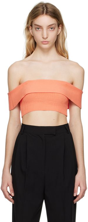 ANNA QUAN Orange Tessa Tank Top