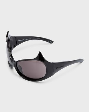 Gotham Injected Nylon Wrap Sunglasses