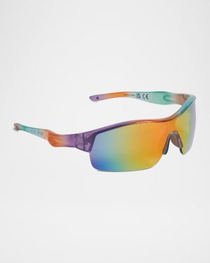 Boy's Surf Plastic Shield Sunglasses