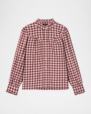 Alanna Check Long-Sleeve Shirt