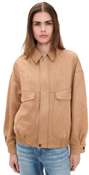 Lioness Palm Desert Bomber Jacket Chocolate XXL