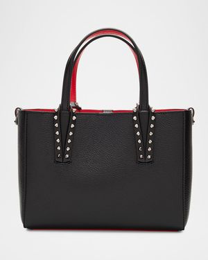 Cabata Mini Tote Bag in Leather with Spikes