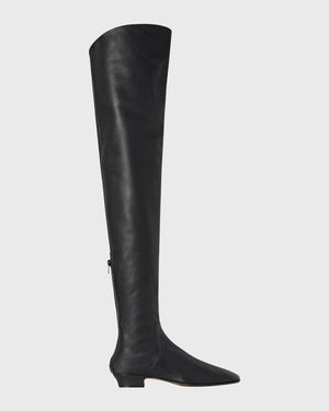 Awar Leather Over-The-Knee Boots