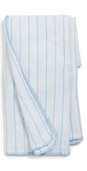 Weezie Herringbone Throw Blanket Sky One Size