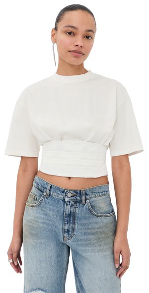 AREA Tuxedo T-Shirt White XS