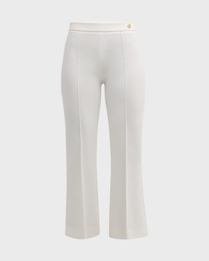 Lola Cropped High-Rise Jersey Pants