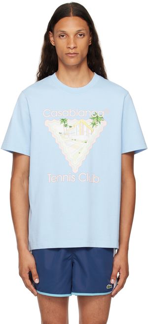 Casablanca Blue Maison De Reve T-Shirt
