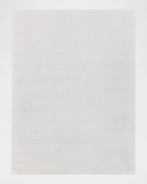Velutto Hand-Loomed White Rug, 8' x 10'