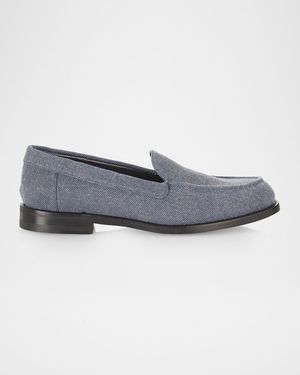 Perrita Leather Penny Loafers