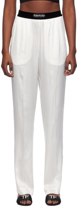 TOM FORD White Relaxed-Fit Lounge Pants