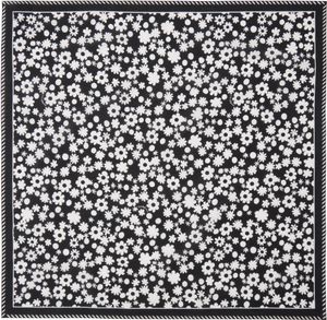 Marni Black & White Pop Fields Scarf
