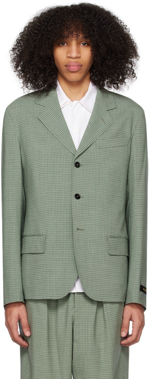 Marni Green Check Blazer