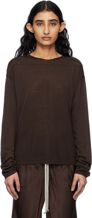 Rick Owens Pull brun - Hollywood