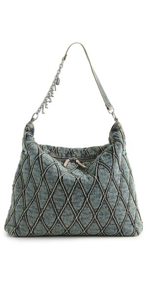 Diesel Charm-D Hobo Shoulder Bag 900 - Denim One Size