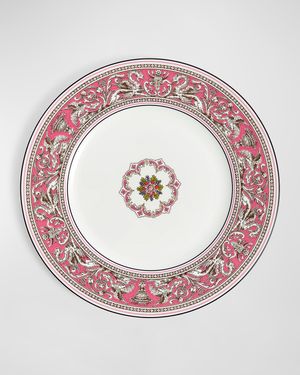 Florentine Fuchsia Plate, 10.8"