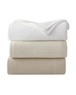Kingston Twin Waffleweave Blanket, 80" x 100"