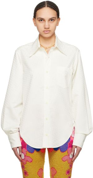 ERL Chemise blanche à boutons