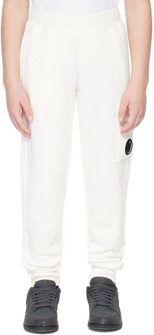 C.P. Company Kids Enfant | Pantalon cargo U16 blanc