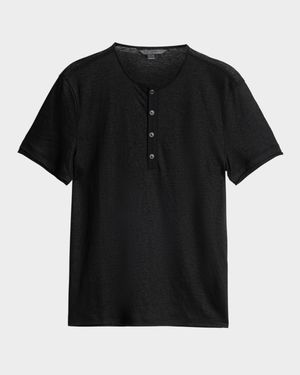 Men's Bleeker Linen Henley Shirt