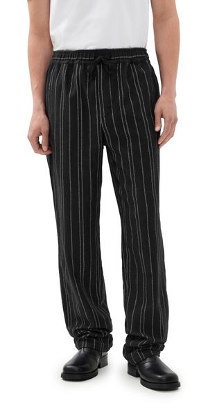 Isabel Marant Isaki Striped Pants Black M