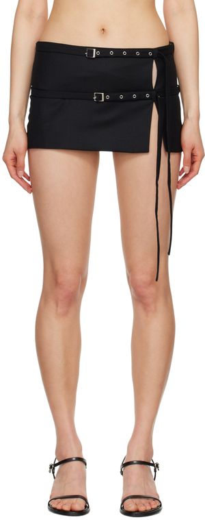 Aya Muse Black Lucerne Miniskirt