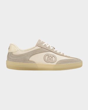 Men's G75 Interlocking G Low-Top Sneakers