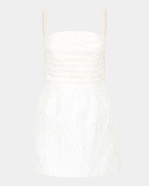 Esther Mini Dress with Pearly Straps