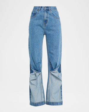 Mid-Rise Twist Jeans
