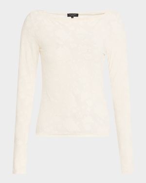 Angel Long-Sleeve Lace Top