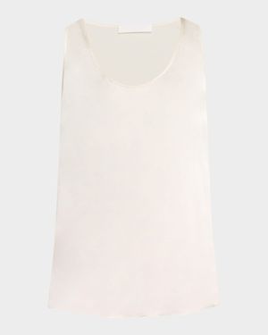 Claudia Scoop-Neck Racerback Tank Top
