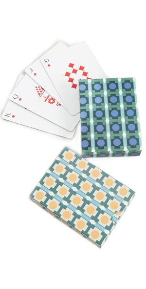 Printworks Classic - Double Playing Cards Green Mult One Size