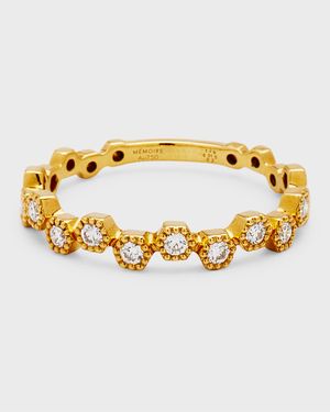 Stack'Em 18k Diamond Ring, Size 6.5