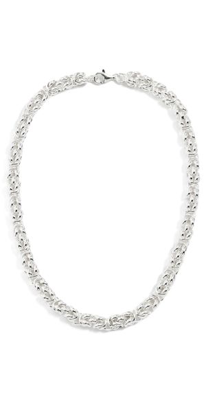 SHASHI Byzantine Chain Necklace Silver One Size