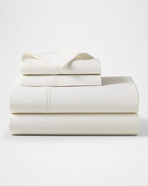Organic 464 Percale Flat Sheet, TWIN