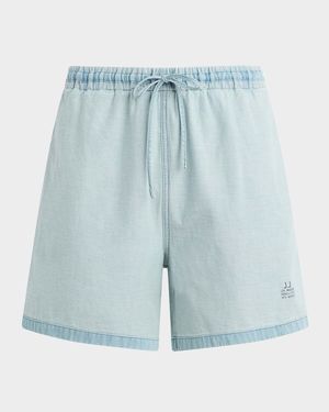 Men's Reverse Chambray Drawstring Shorts