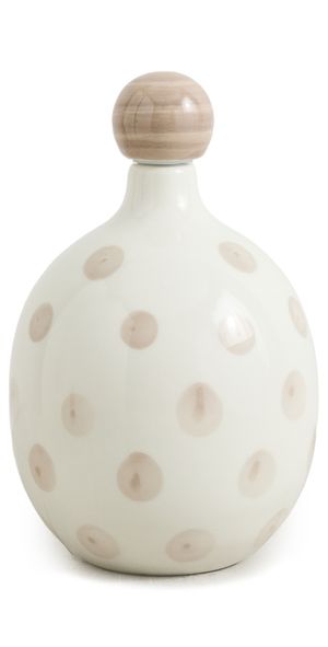 Zafferano Lido Ceramic Bottle Sand Dots One Size