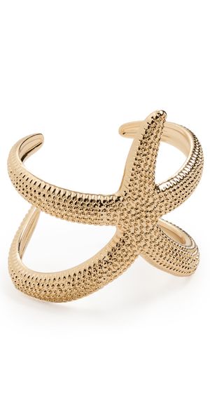 Ettika Starfish Hug Cuff Gold One Size