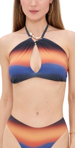 Nomads Palm Bikini Top SUNDOWN PRINT 4XL