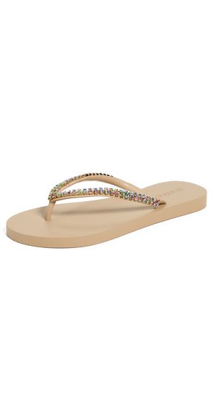 Mystique Flip Flops Nude/Multi 9/10
