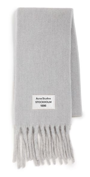 Acne Studios Volly Alpaca Scarf Grey/Light Grey One Size