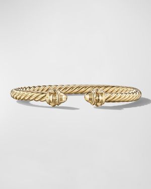 Renaissance Cable Bracelet in 18K Gold, 5mm, Size L
