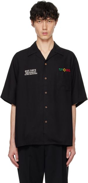WACKO MARIA Chemise noire - Bob Marley